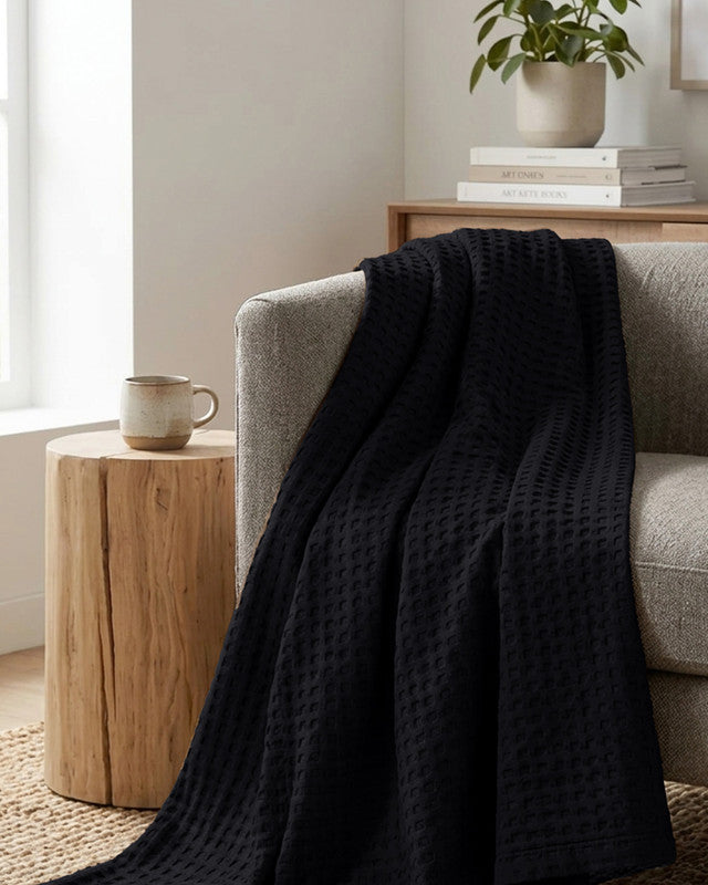 Cotton Waffle Blanket – Image 3