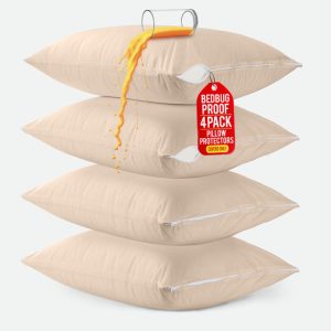 Polyester Pillow Encasement 4 Pack