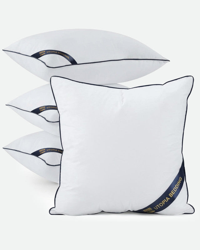 Piping Throw Pillow Inserts 4 Pack – Image 3