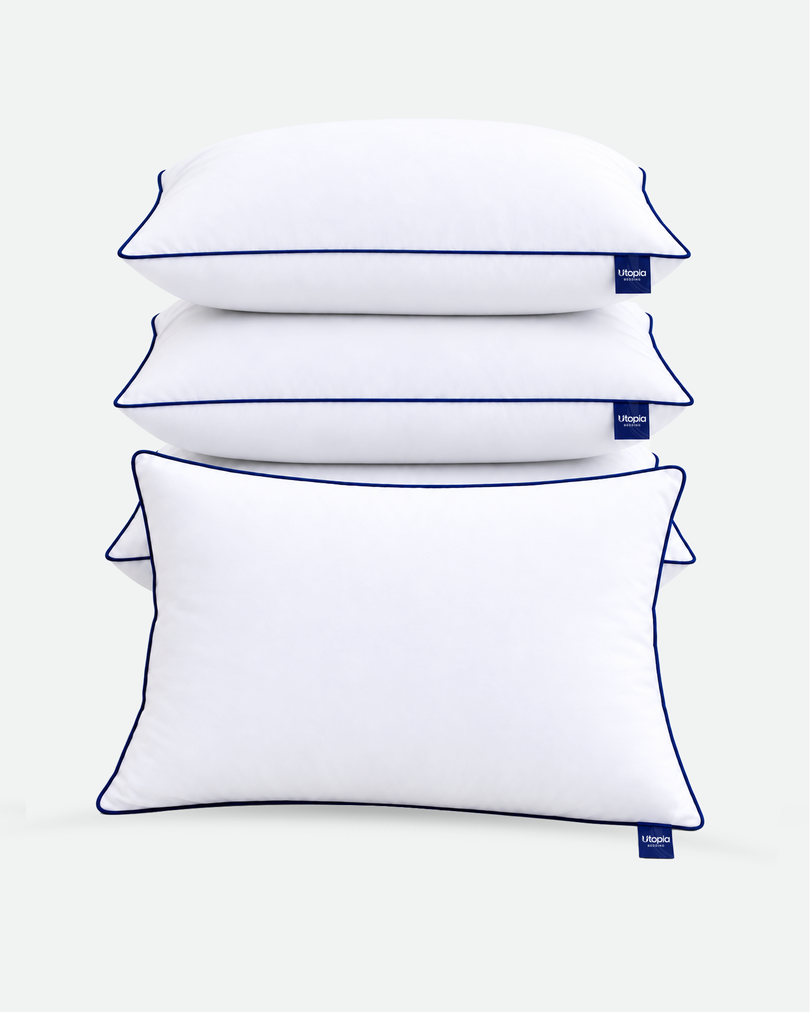 Piping Throw Pillow Inserts 4 Pack